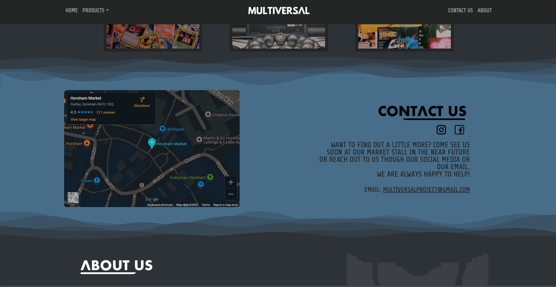 Multiversal contact screen